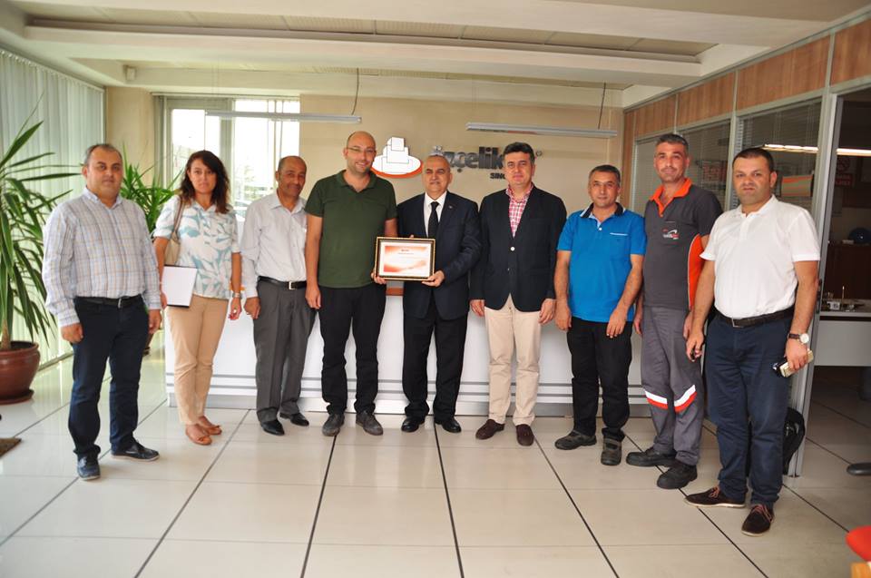 OSTİM Yönetim Kurulu Başkanı Sn. Orhan Aydın'ın şirketimize ziyareti.